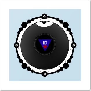 No ❤️ Magic 8 Ball Answer Posters and Art